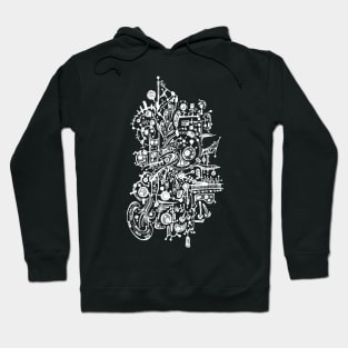 Abstract doodle art Hoodie